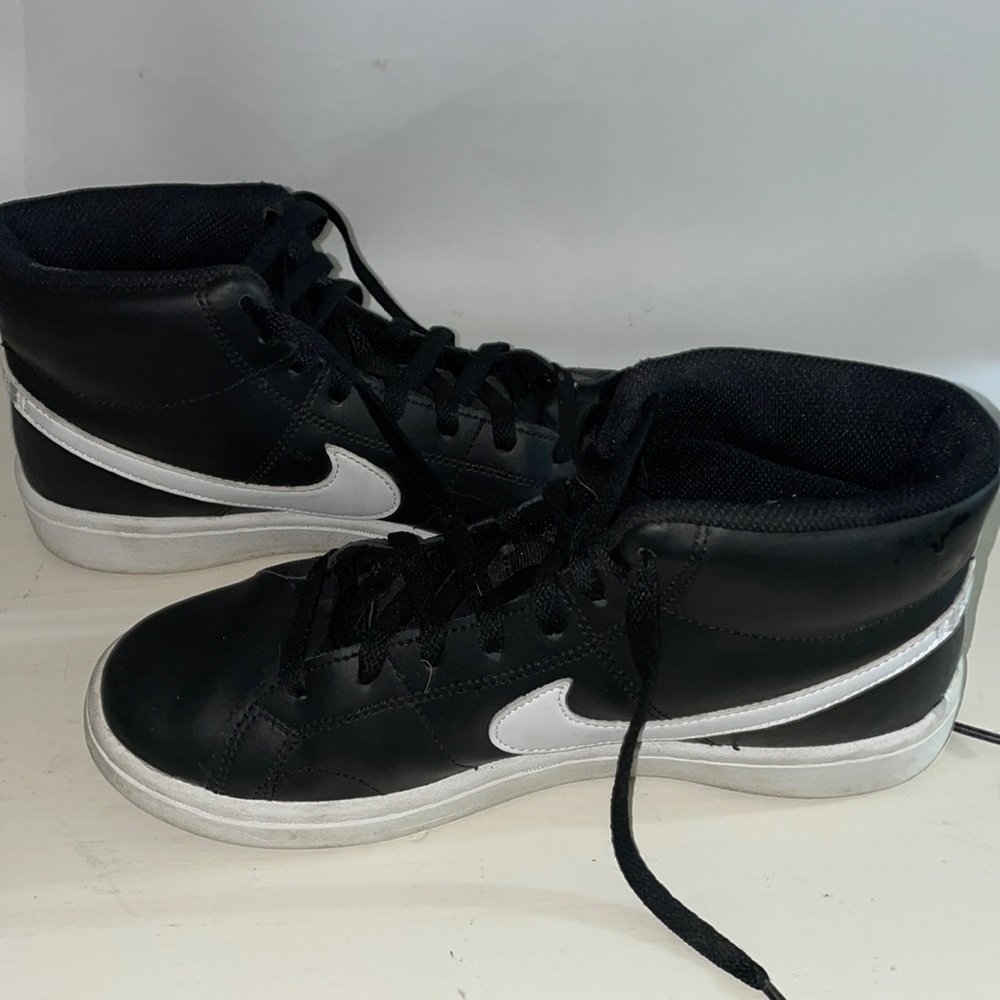 Leather Nike high tops